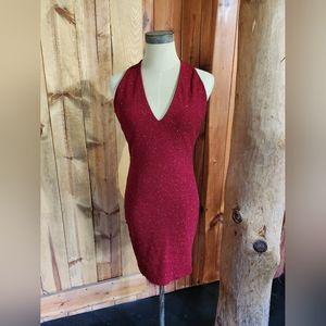 Vintage XS Jessica McClintock red mini dress